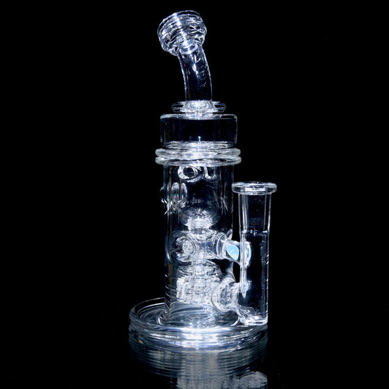 Crystalo Carved Swiss Fab Torus (SFT) Recycler - 14mm Female