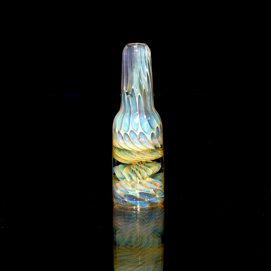 Fully-worked Fume Honeycomb Slide/Chillum - 14mm Male