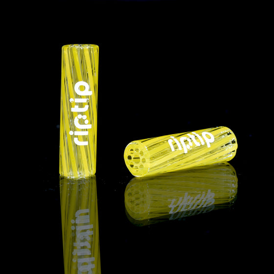 Full-color RipTip Filter Tips for Blunts, Joints, etc. - Yellow Gremlin