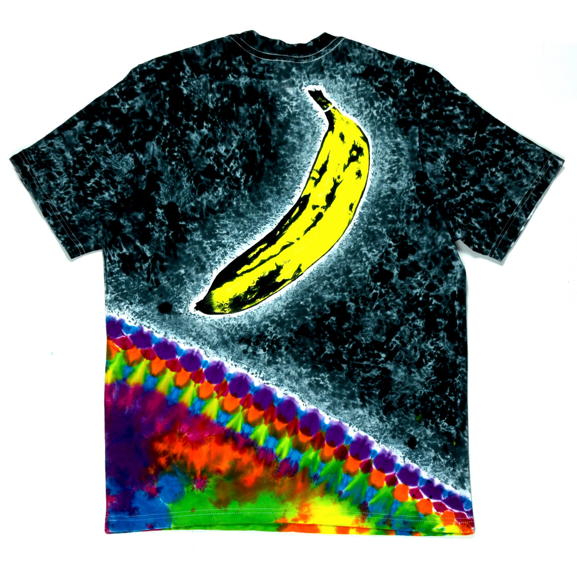 M - Hand-dyed T-Shirt - Andy Warhol Soup Can & Banana