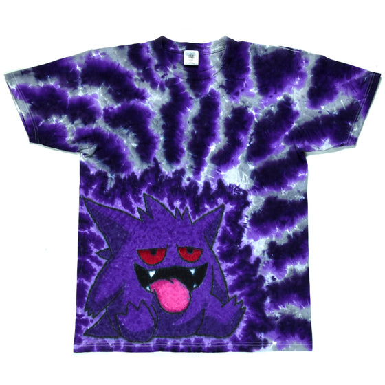 Medium Tie Dye T-Shirt - Gengar