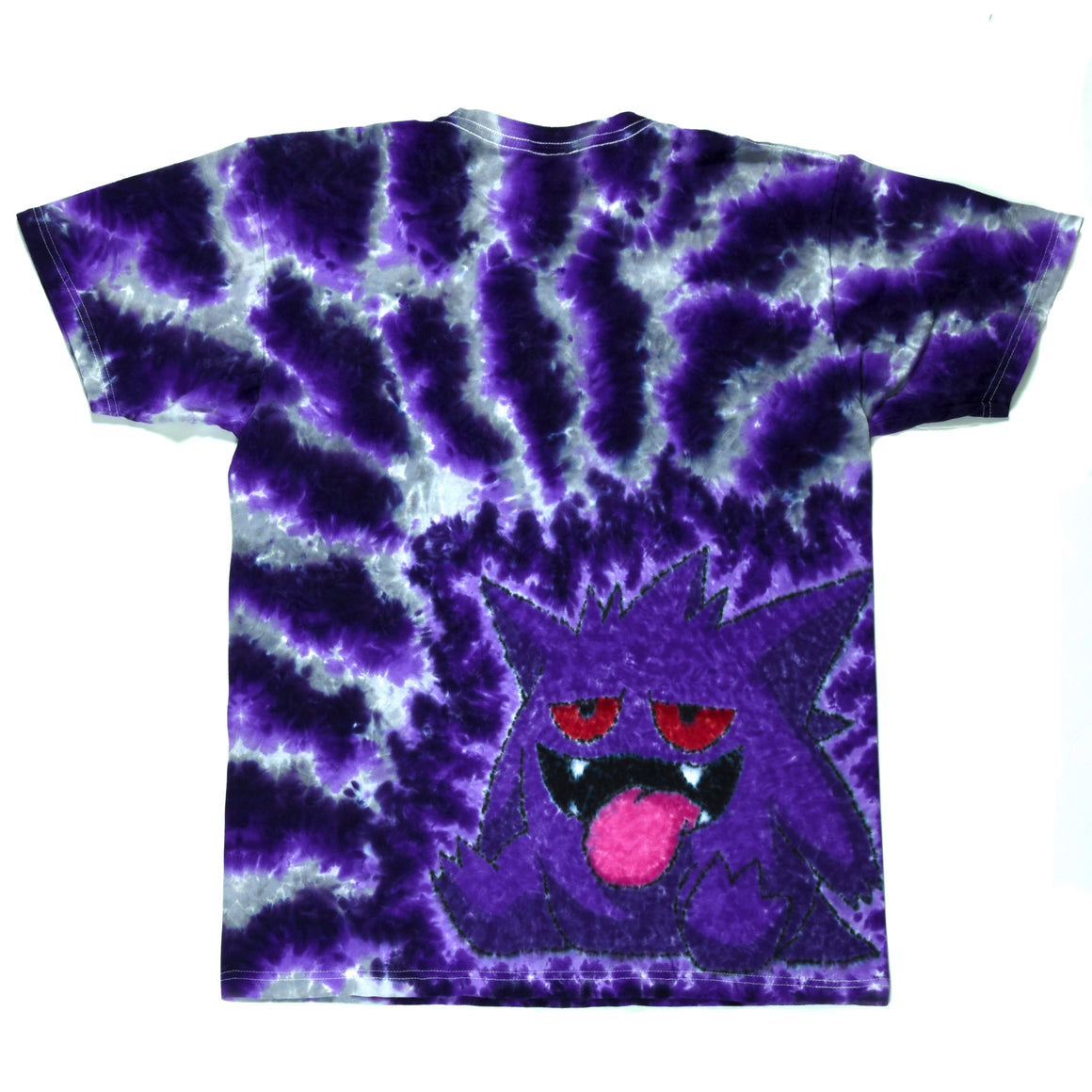 Medium Tie Dye T-Shirt - Gengar