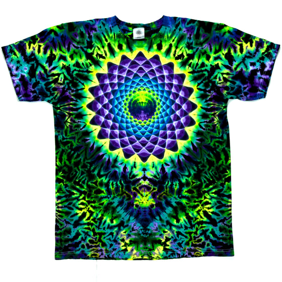 Medium Tie Dye T-Shirt - Northern Lights Mandala Combo