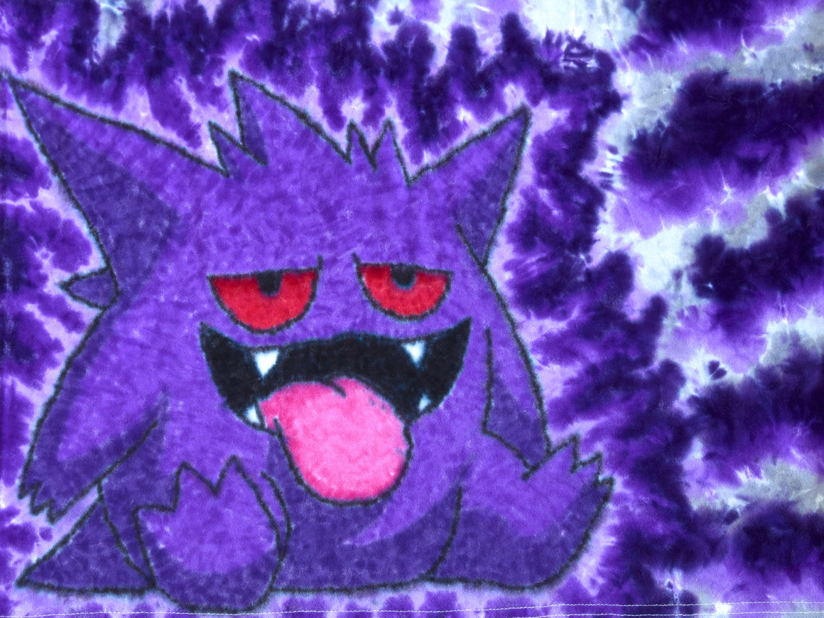 Medium Tie Dye T-Shirt - Gengar