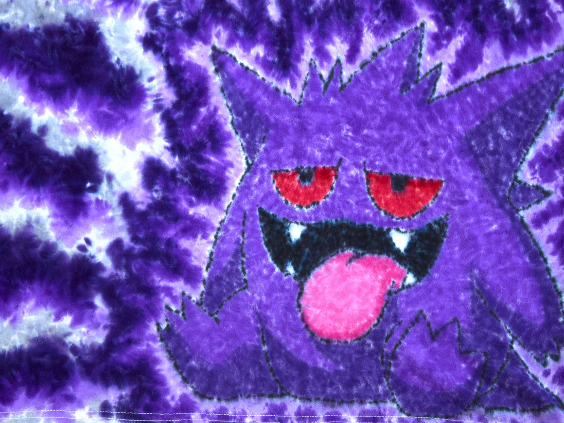 Medium Tie Dye T-Shirt - Gengar