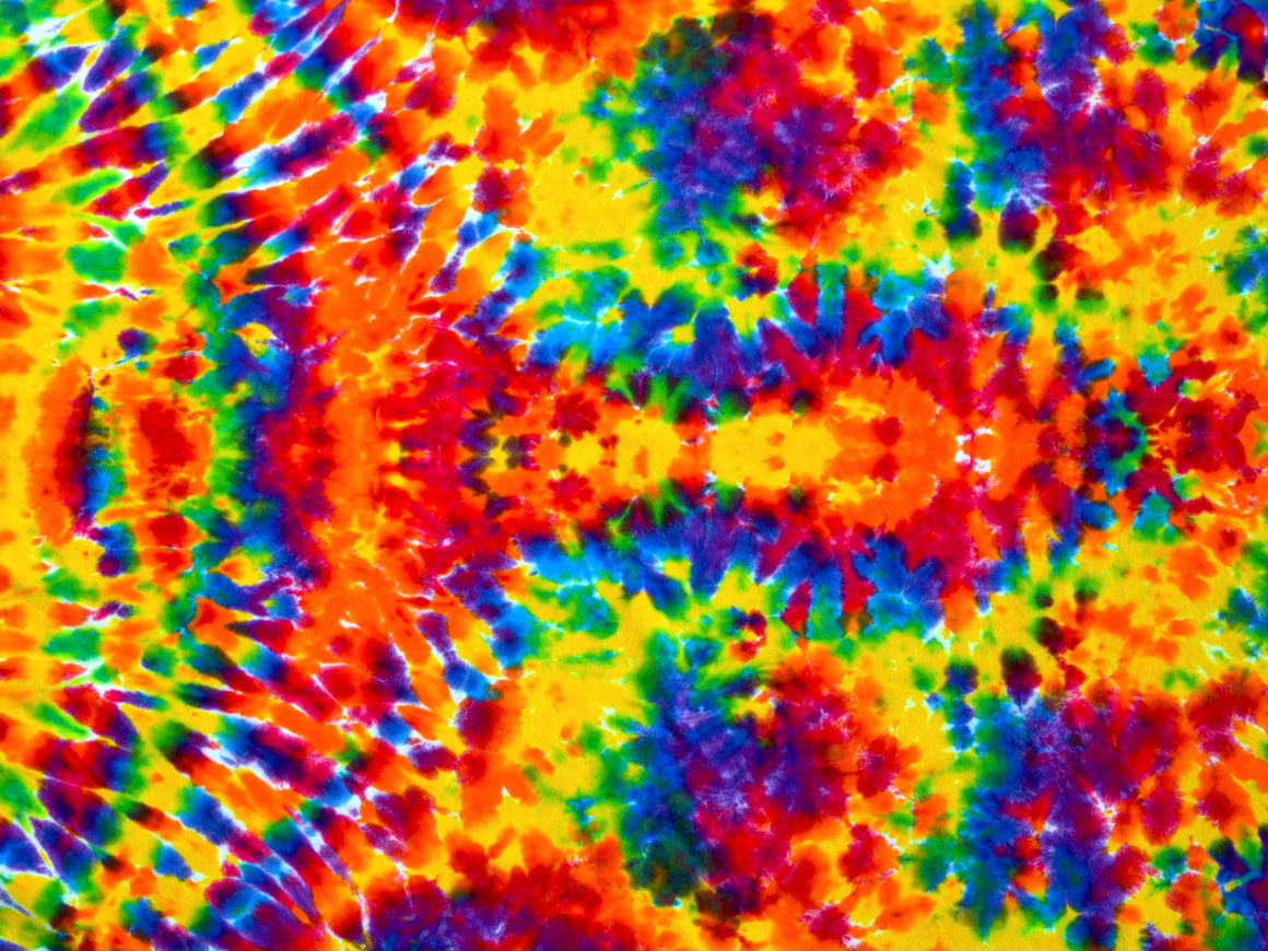 XL - "Face Experiment #1" Short-sleeve Tie Dye T-Shirt