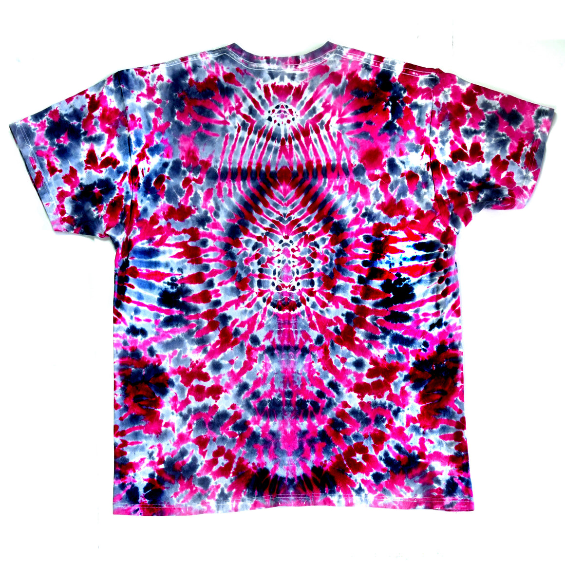 XL - Short-sleeve Tie Dye T-Shirt - "Ah!"