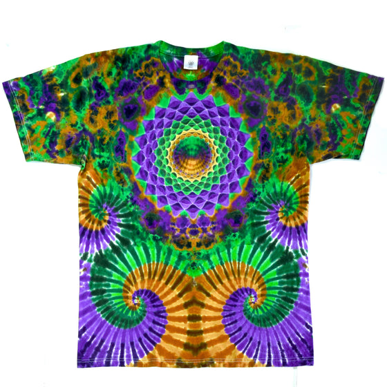 L - Purple Forest Super Combo Short-sleeve Tie Dye T-Shirt