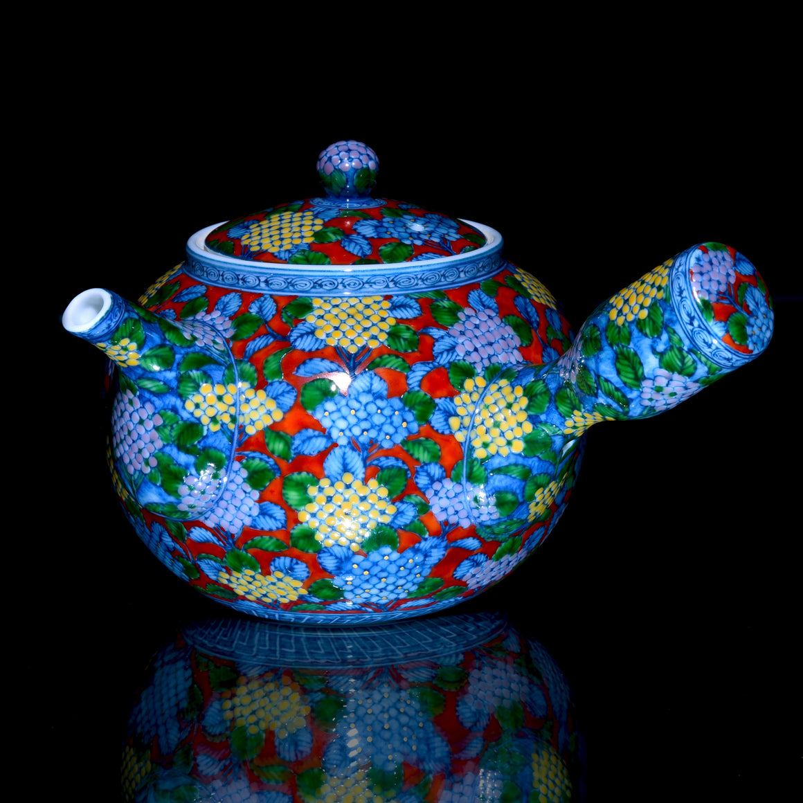 Hydrangea Teapot