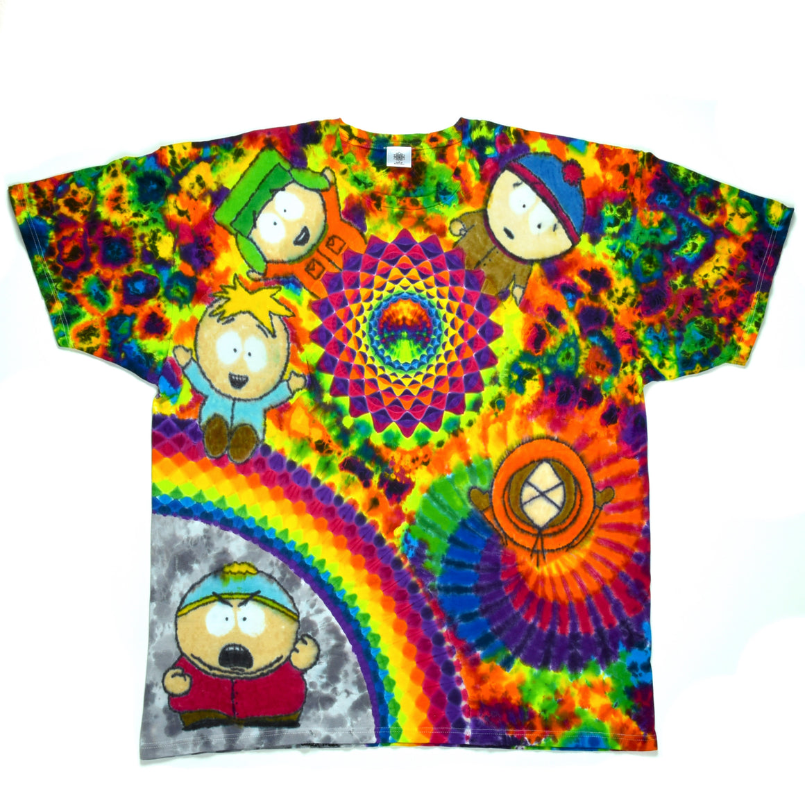 XXL - "Hippie Invasion" Short-sleeve Tie Dye T-Shirt