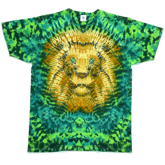 L - "Face Experiment" Short-sleeve Tie Dye T-Shirt