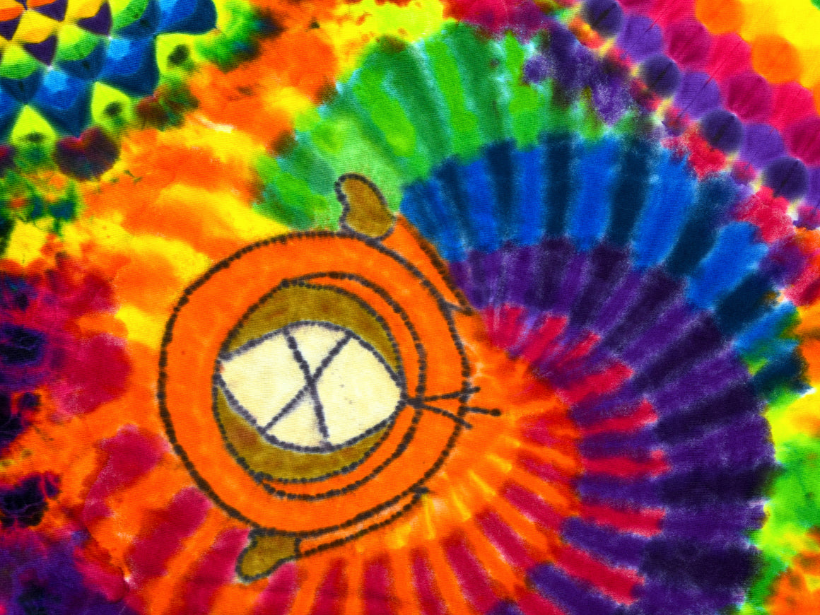 XXL - "Hippie Invasion" Short-sleeve Tie Dye T-Shirt