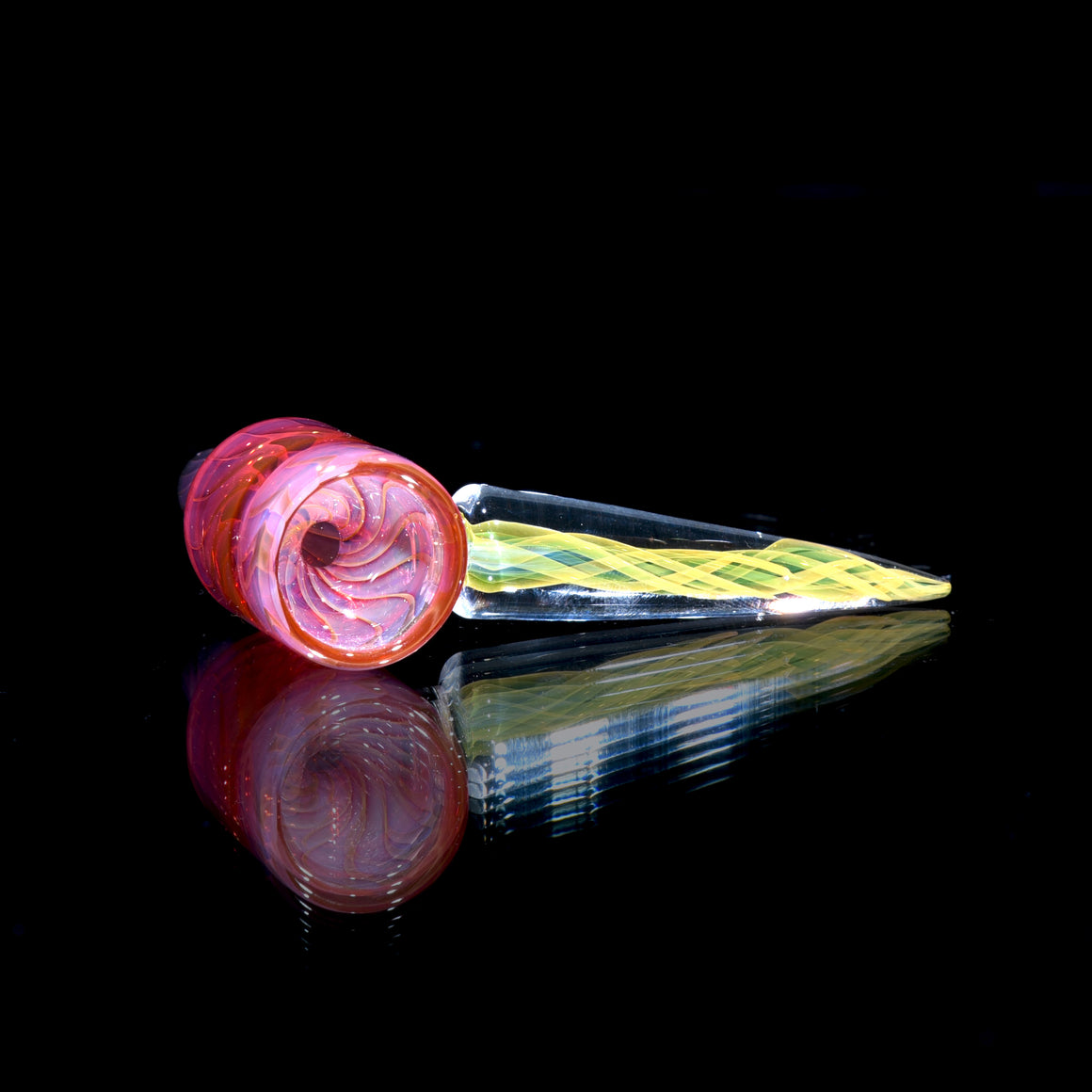 Fully-worked Fume Honeycomb Slide w Lattice Horn - 10mm Male