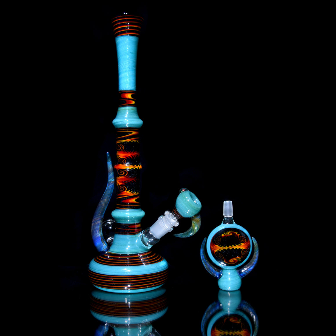 Full-size Removable Downstem Solo Flower Tube