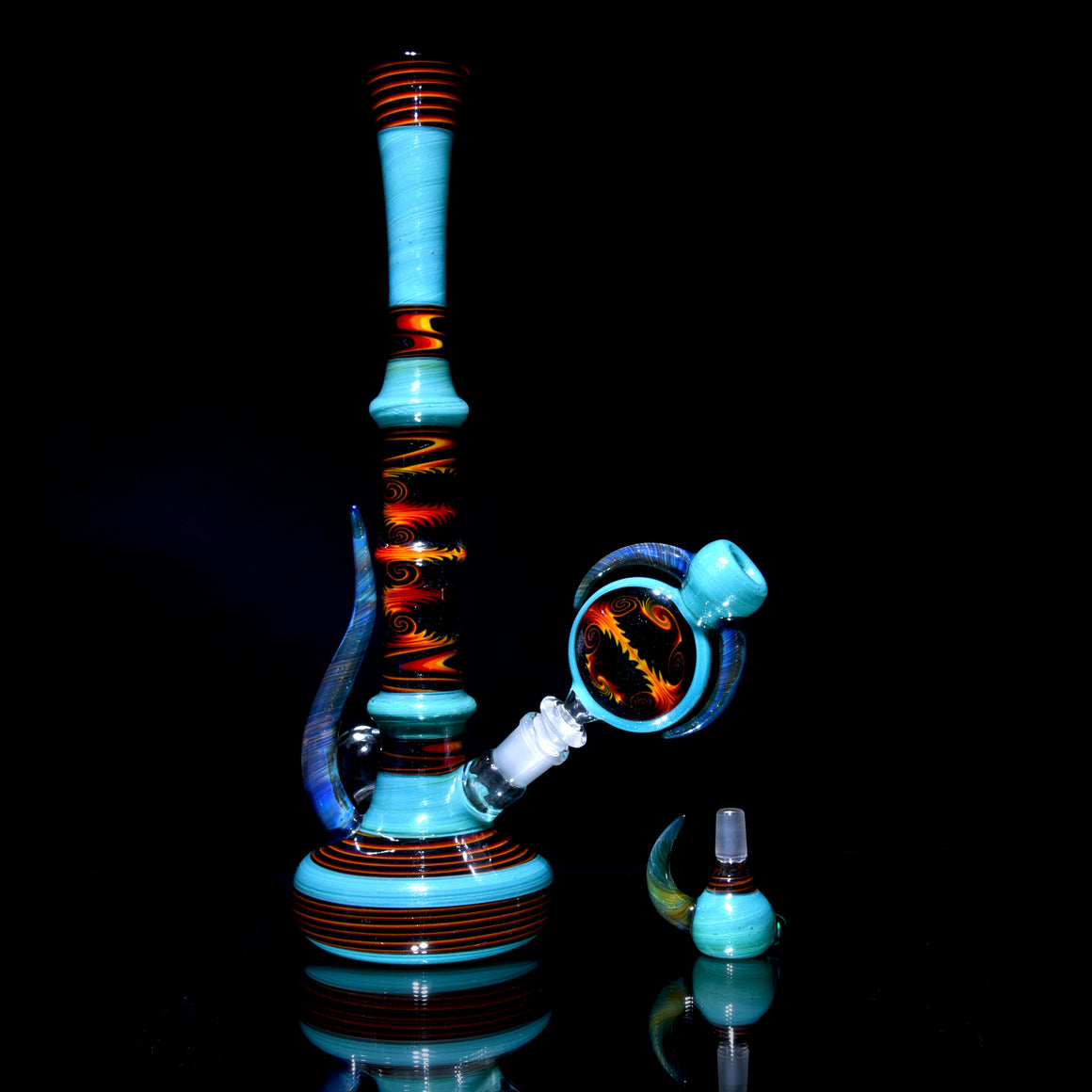 Full-size Removable Downstem Solo Flower Tube