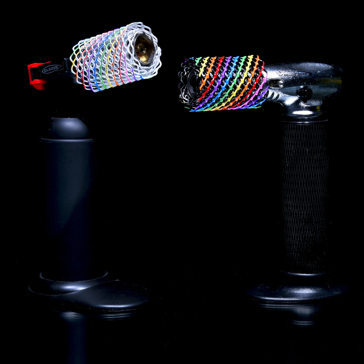 Mamba Guardz - Custom Nozzle Heat Shield for Blazer Big Shot & Vector Nitro - Rainbow/White