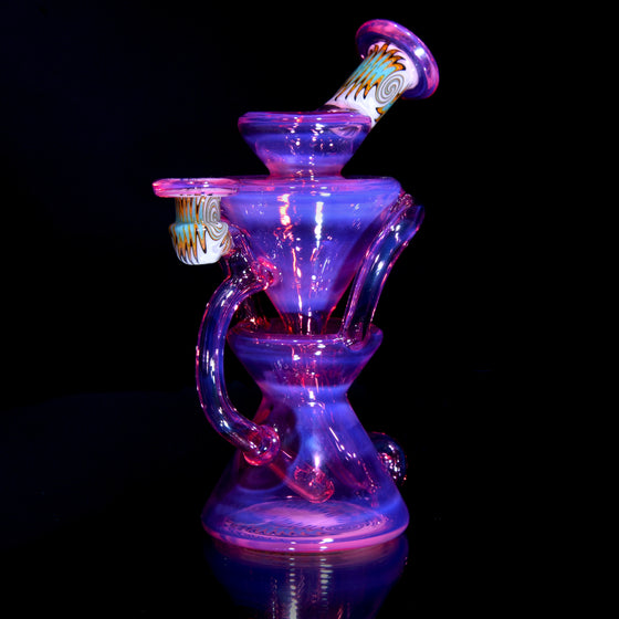 Worked Full-size Two & Through Double-uptake Floating Recycler - Stargazer - 10mm Female