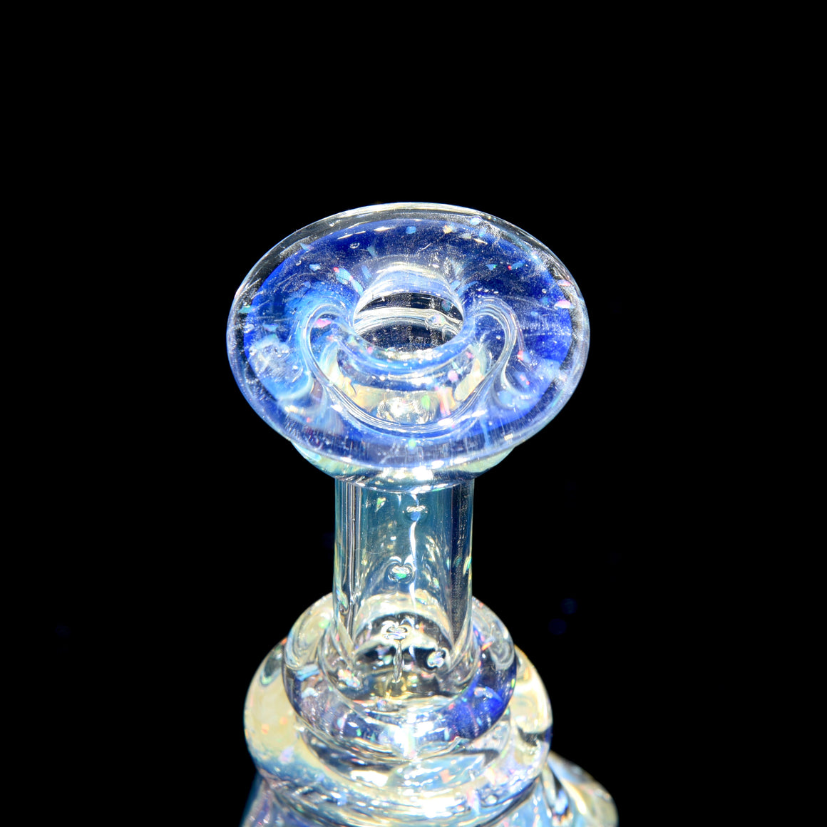 Fully-Crushed Opal Jammer - Silver Fume - 14mm Female