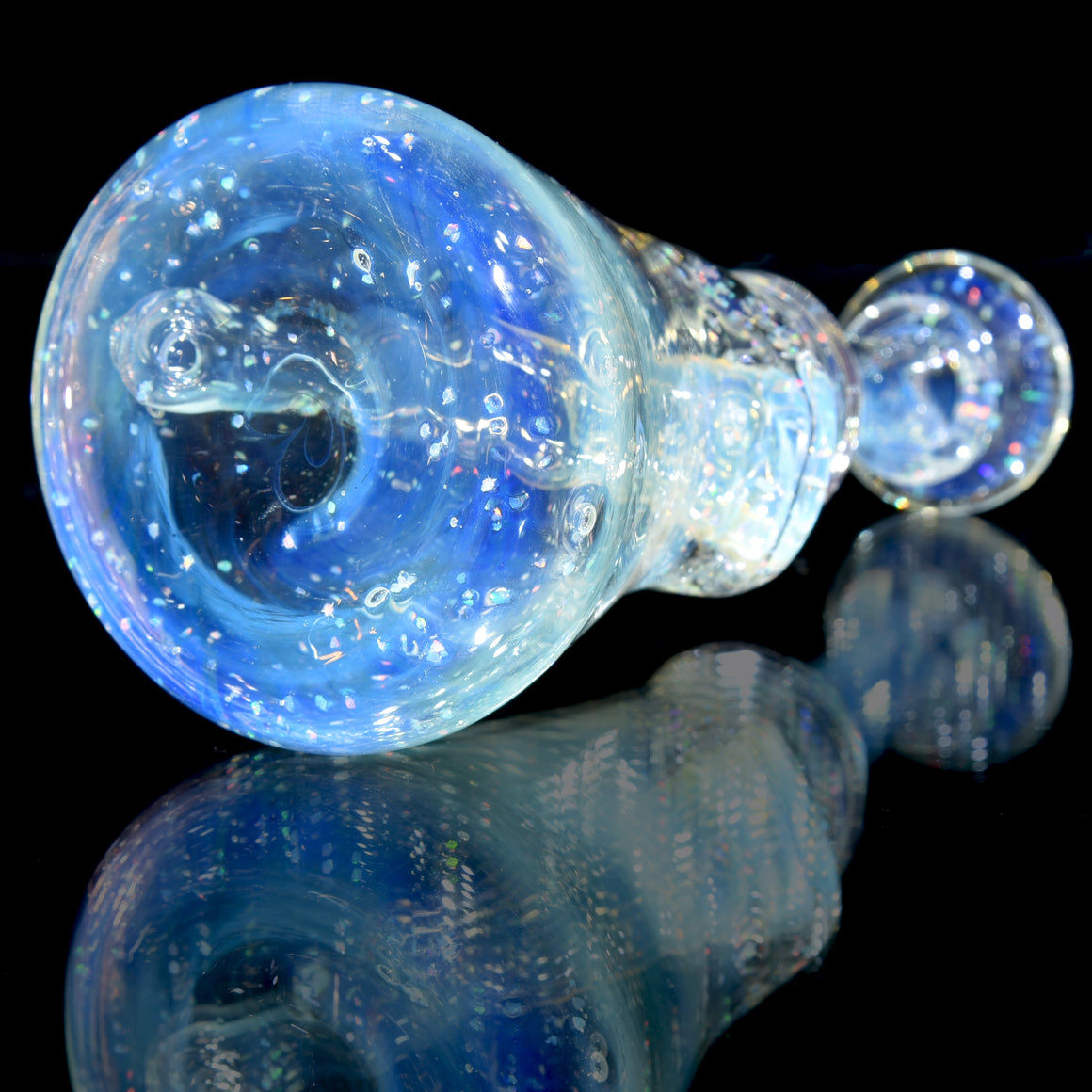 Fully-Crushed Opal Jammer - Silver Fume - 14mm Female