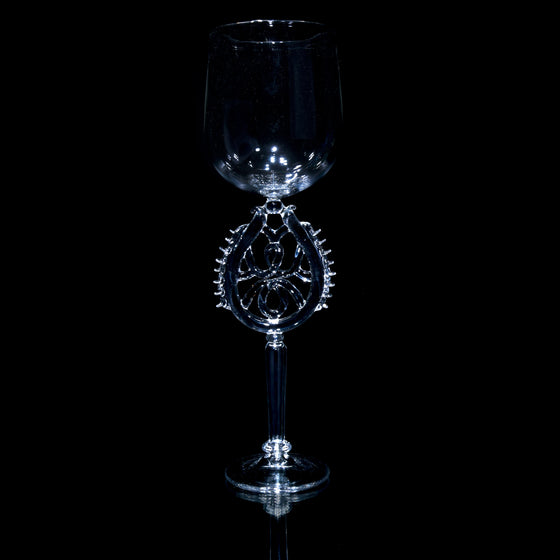 Murano-style Borosilicate Venetian Goblet - Clear