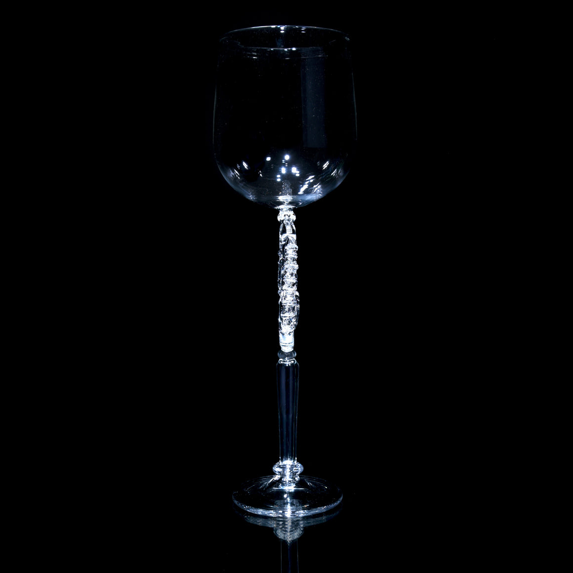 Murano-style Borosilicate Venetian Goblet - Clear