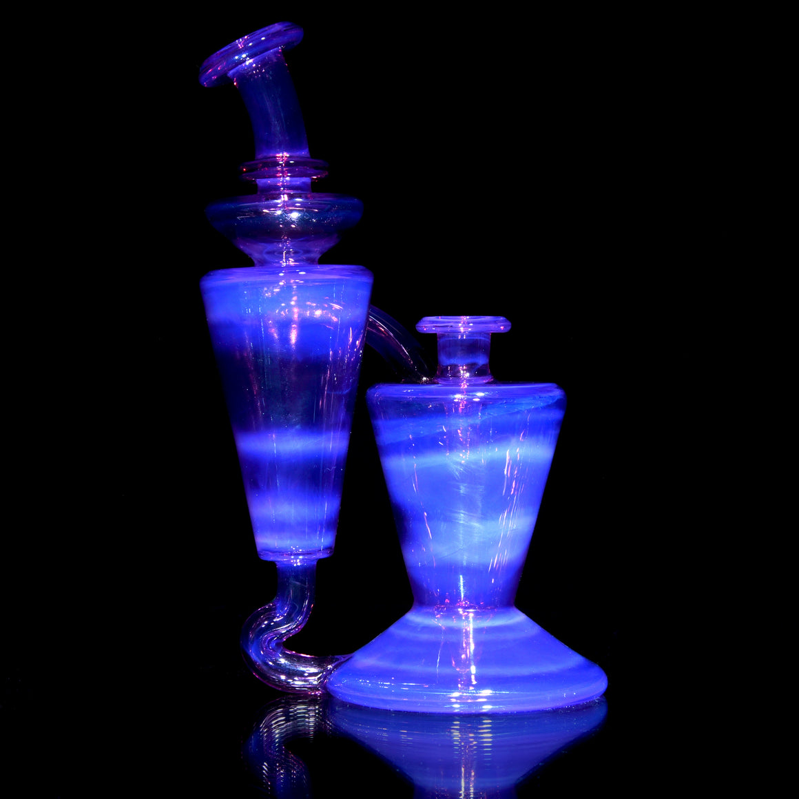 Classic Single-uptake Floating RBR-style Recycler - Royal Jelly - 10mm Female