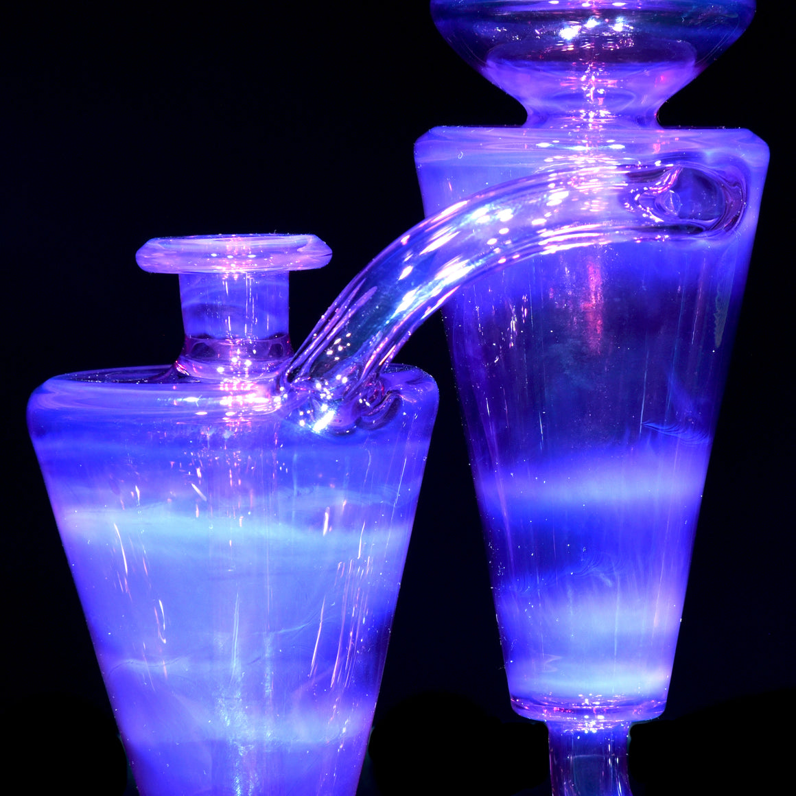 Classic Single-uptake Floating RBR-style Recycler - Royal Jelly - 10mm Female