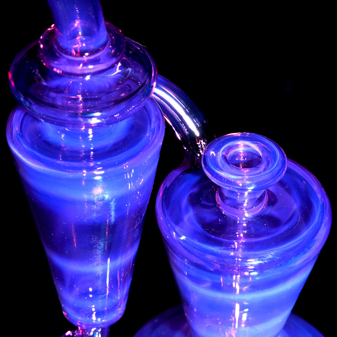 Classic Single-uptake Floating RBR-style Recycler - Royal Jelly - 10mm Female