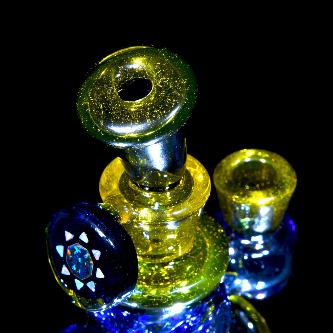 Collab - CFL Reactive Double-uptake Rycycler - Terps/Blue Dream - 14mm Female