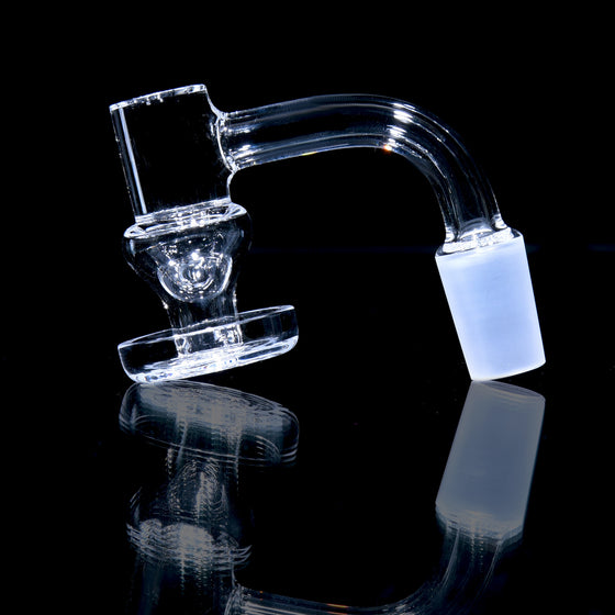 Terp Taster 16mm OD Slurper w/ 3mm Ruby Pearls - 14mm/90° Joint