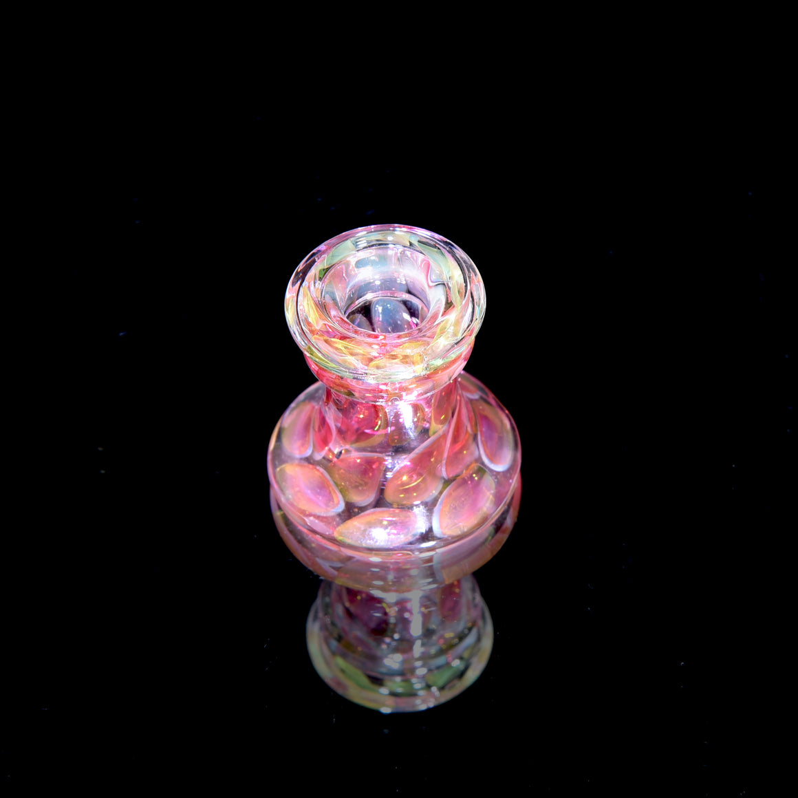 Fully-worked Fume Honeycomb Slide/Marble Stand - 10mm Female
