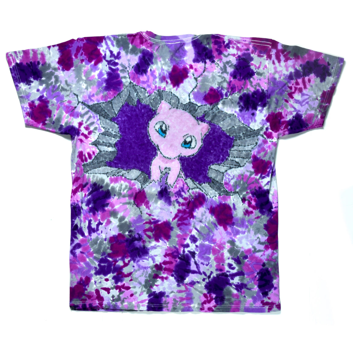 XL Short Sleeve Tie Dye T-Shirt - "Hello"