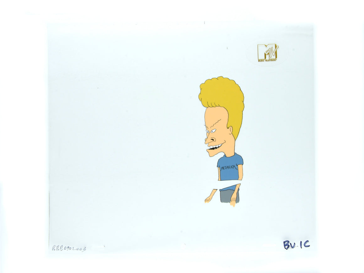 Beavis and Butt-Head - At the classroom - Key Master Setup Production Cel w/ Original Background