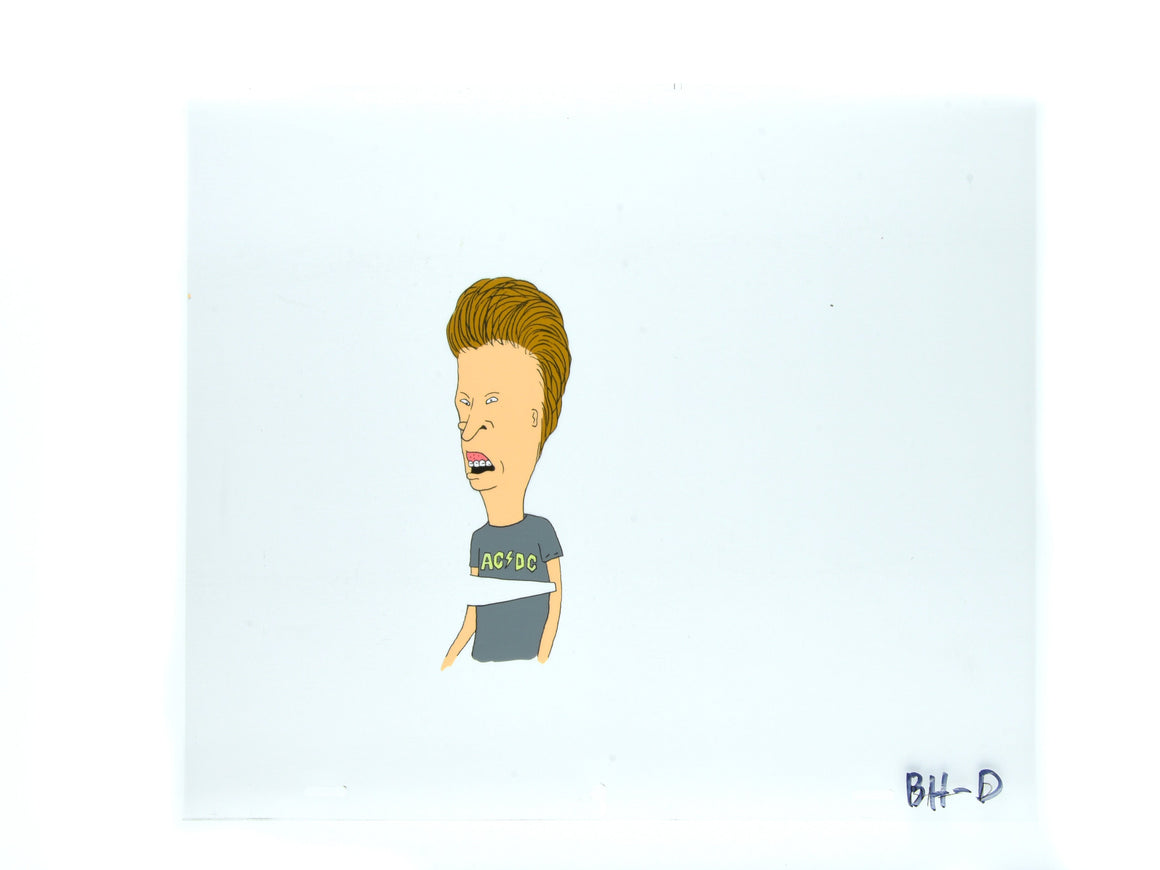 Beavis and Butt-Head - At the classroom - Key Master Setup Production Cel w/ Original Background