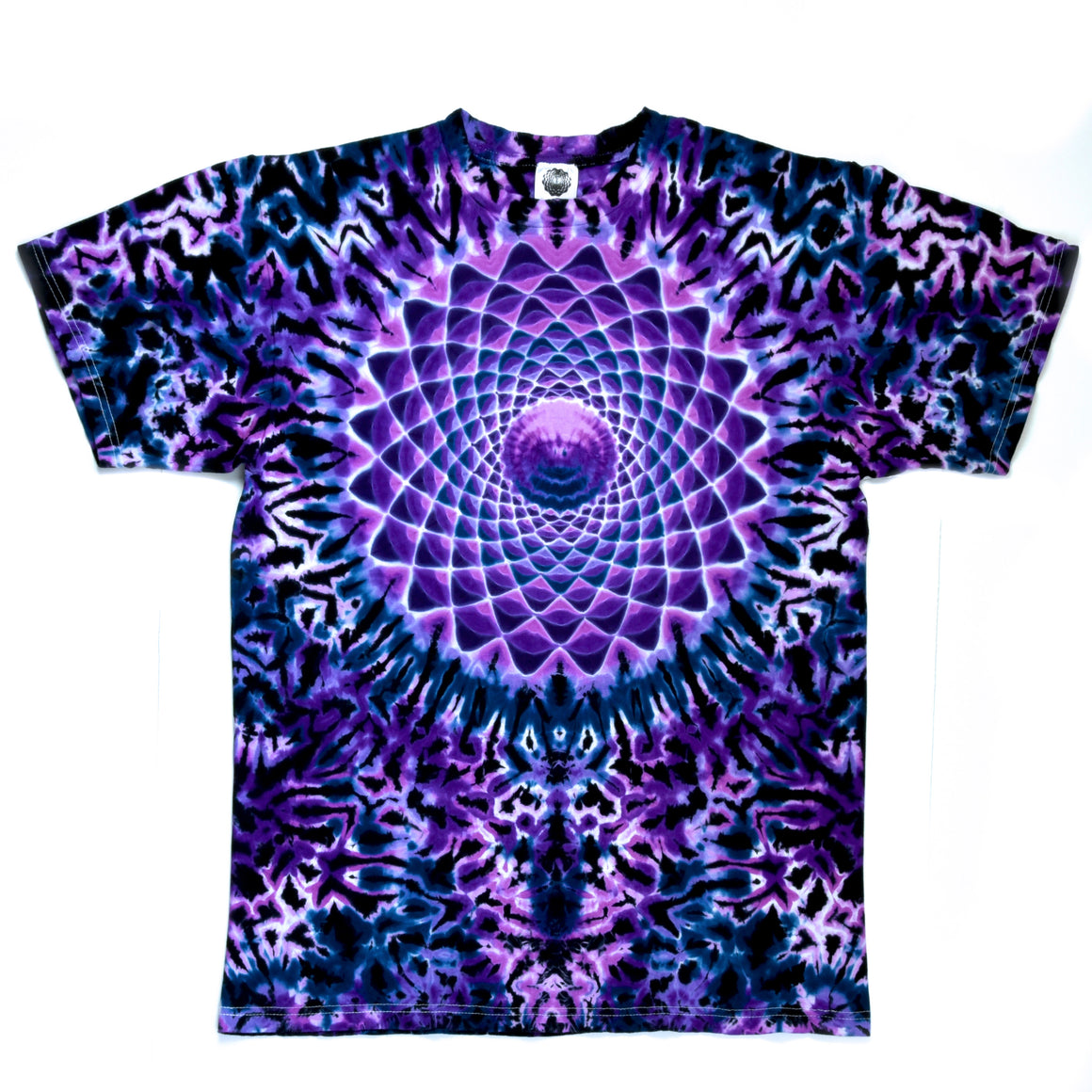 Medium Tie Dye T-Shirt - Blackberry Mandala Combo