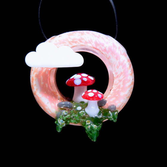 Colorform Scenery Pendant - Cloud & Mushrooms