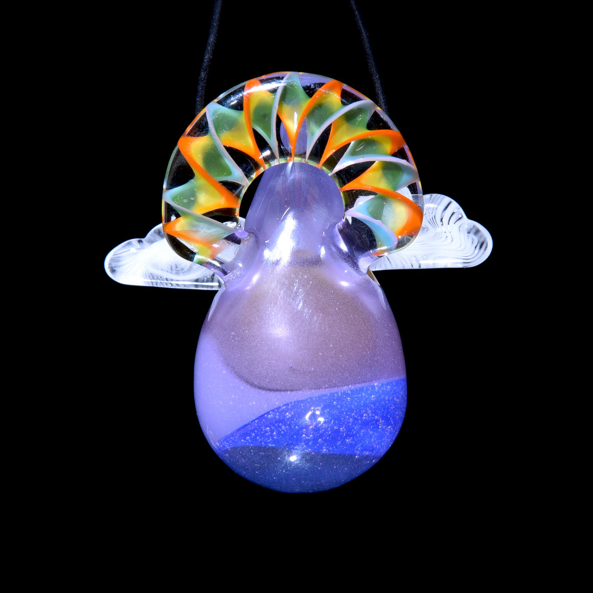 Raindrop Scenery Pendant - Scenic Encalmo w/ Rainbow Arch