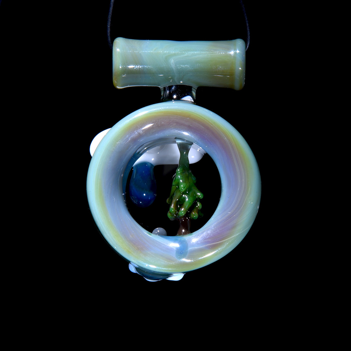 Colorform Scenery Pendant - Cloud & Trees w/ Waterfall