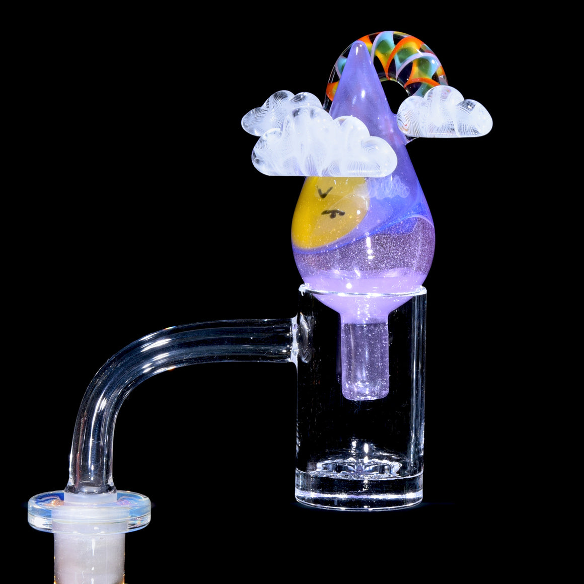 Scenic Encalmo Rainbow Lattice Clouds & Raindrop Bubble Cap