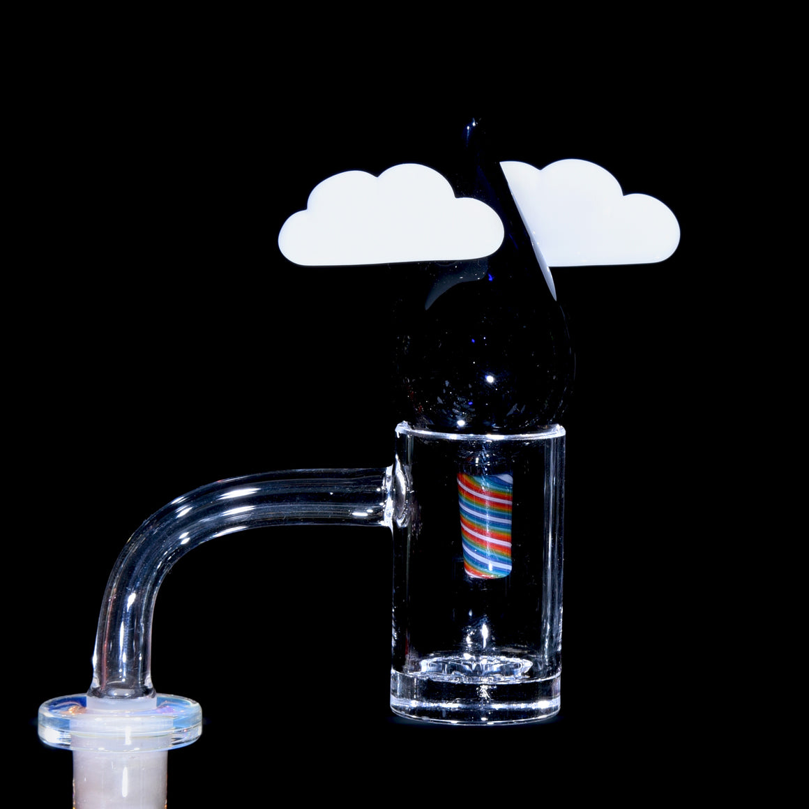 Clouds & Raindrop Bubble Cap