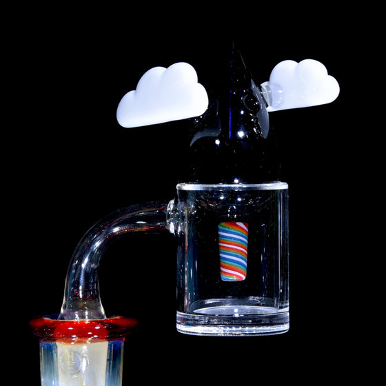 Clouds & Raindrop Bubble Cap