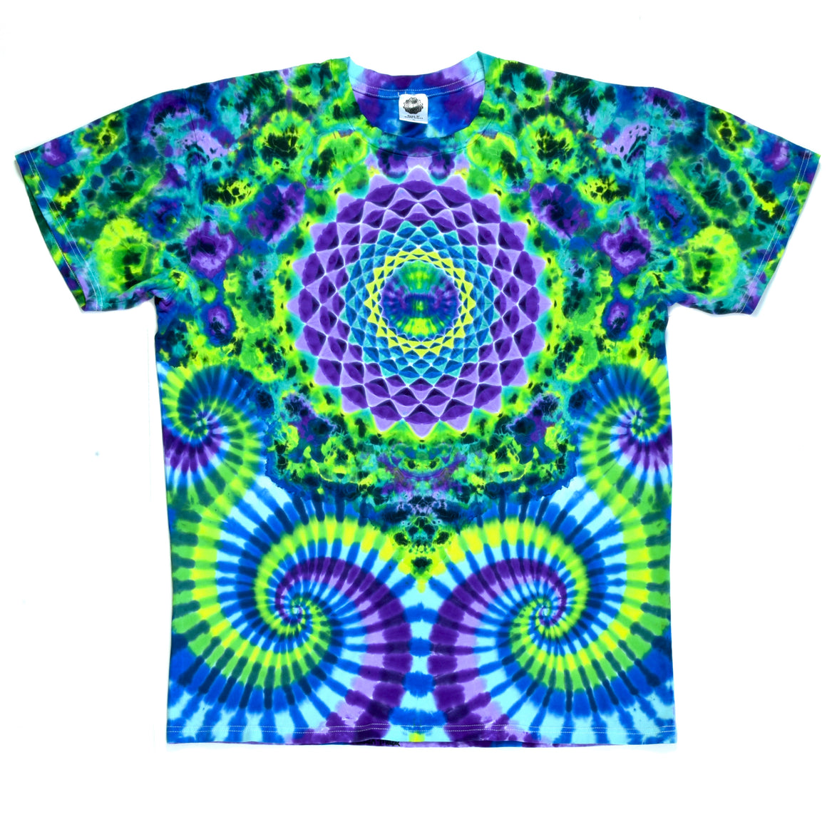 XL - Northern Lights Super Combo Short-sleeve Tie Dye T-Shirt