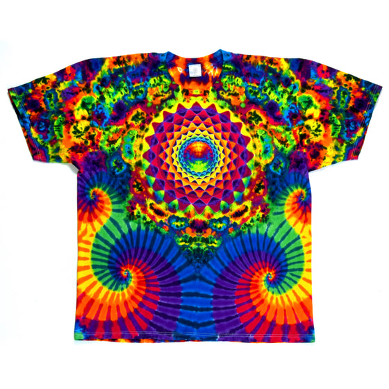 XXL - Rainbow Super Combo Short-sleeve Tie Dye T-Shirt