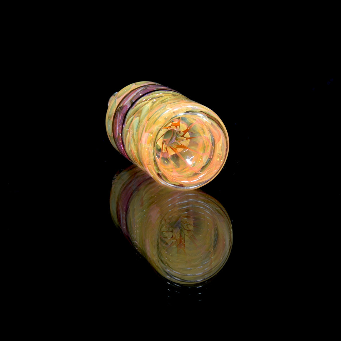 Fully-worked Fume Honeycomb Slide/Chillum - 10mm Male