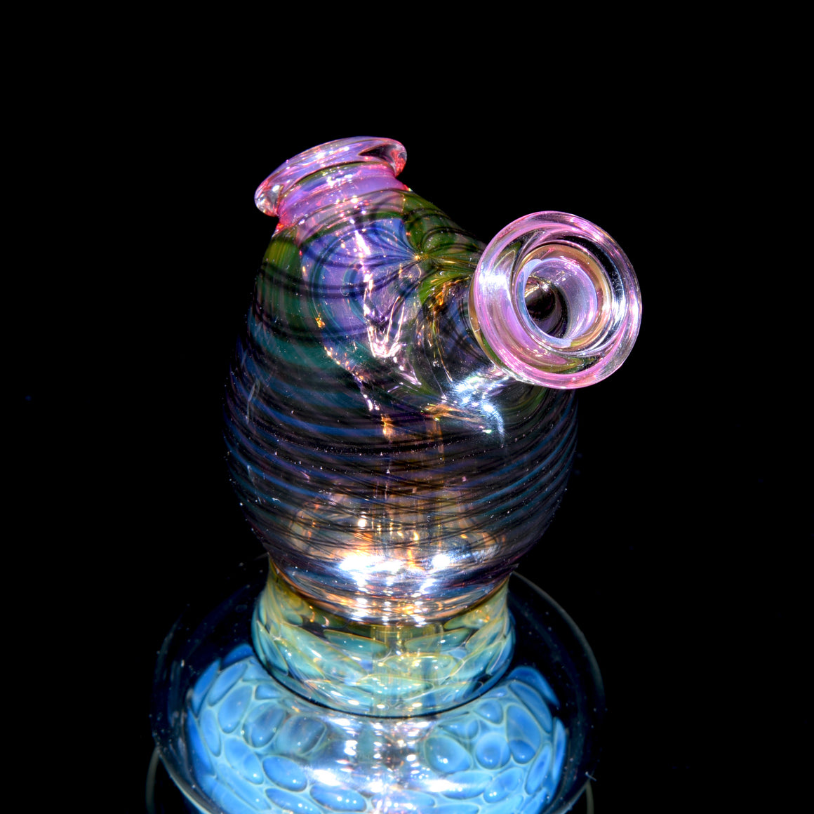 Gold & Silver Fume Honeycomb/Reticello Dewaar Rig - 10mm Female