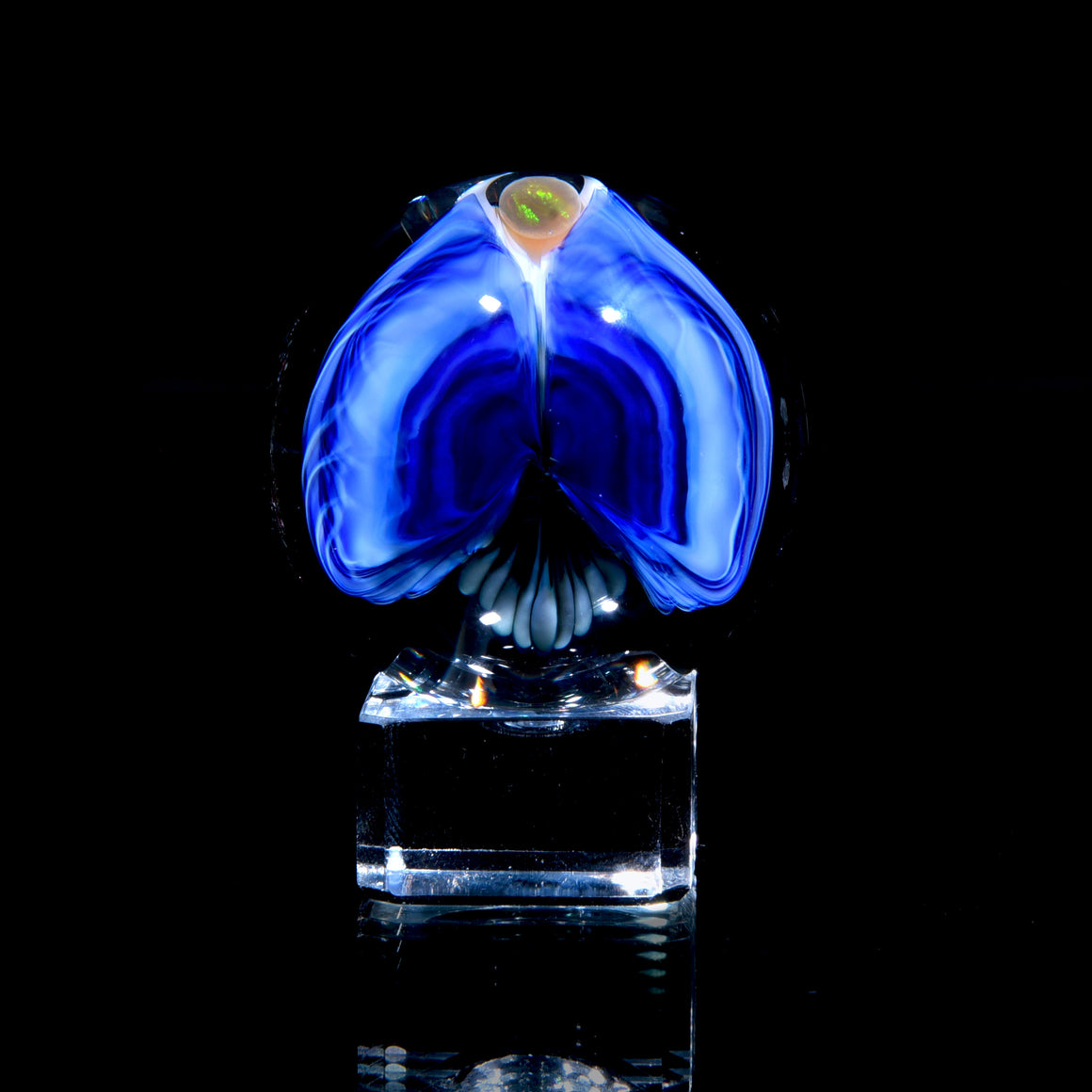 "Thoth" UV Reactive 1.61" Borosilicate Marble