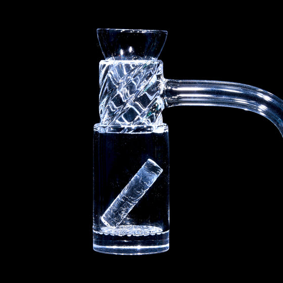 XL 24mm Terp Titty Quartz Auto-dripper for Terpnadoes and other Top-loading Blenders
