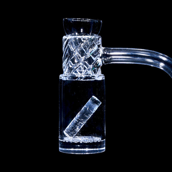 20mm Terp Titty Quartz Auto-dripper for Terpnadoes and other Top-loading Blenders