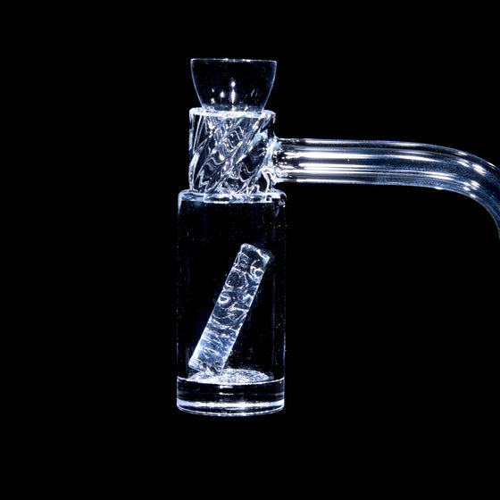 16mm Terp Titty Quartz Auto-dripper for Terpnadoes and other Top-loading Blenders