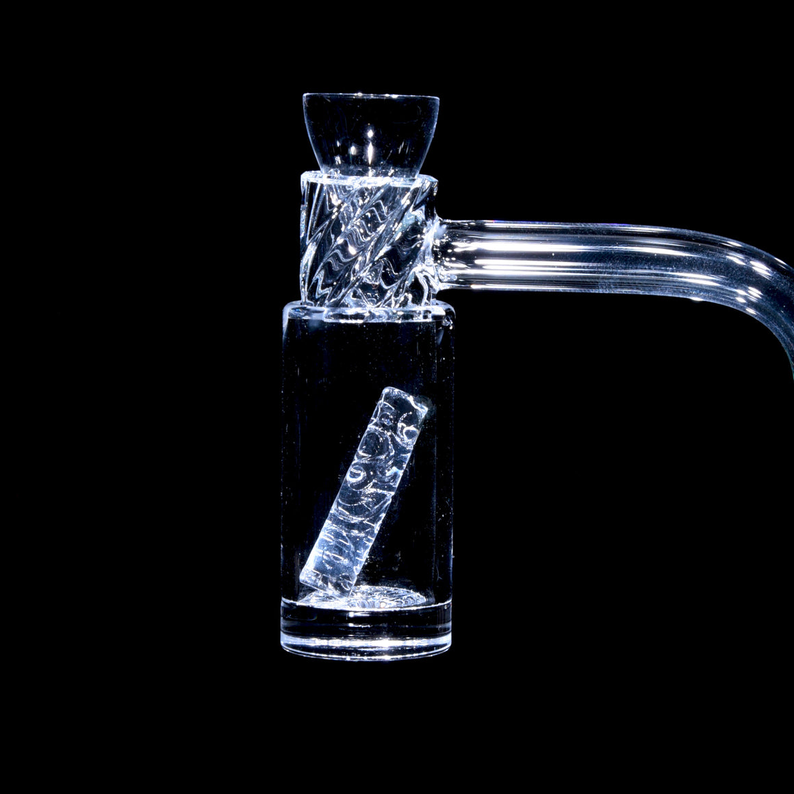 16mm Terp Titty Quartz Auto-dripper for Terpnadoes and other Top-loading Blenders